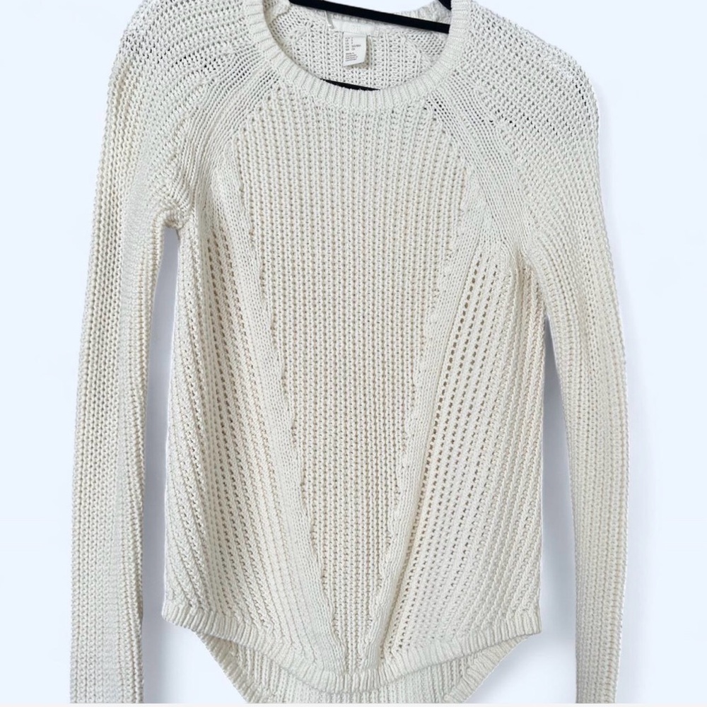 H&M Cream Knit Sweater